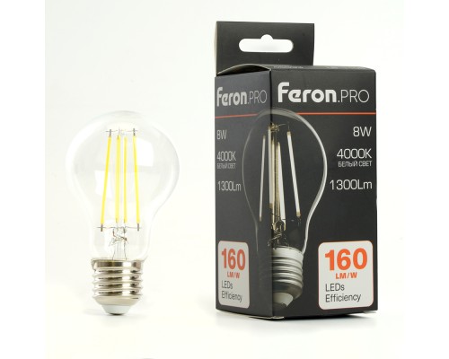 Лампа светодиодная Feron.PRO LB-1108 Шар E27 8W 175-265V 4000K