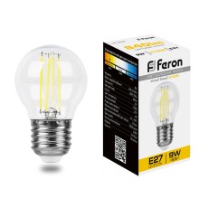 Лампа светодиодная Feron LB-509 Шарик E27 9W 2700K