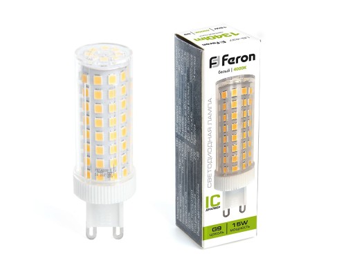 Лампа светодиодная Feron LB-437 G9 15W 175-265V 4000K