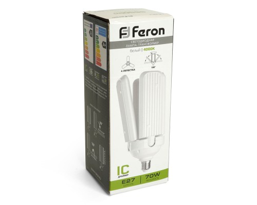 Лампа светодиодная Feron LB-654 E27 70W 175-265V 4000К