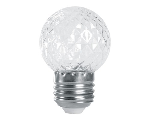 Лампа-строб Feron LB-377 Шарик прозрачный E27 1W 230V 2700K