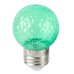 Лампа светодиодная Feron LB-385 Шарик зеленый прозрачный E27 1W 230V