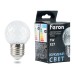 Лампа светодиодная Feron LB-385 Шарик 6400K прозрачный E27 1W 230V
