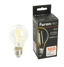 Лампа светодиодная Feron.PRO LB-1108 Шар E27 8W 175-265V 2700K