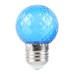 Лампа светодиодная Feron LB-385 Шарик синий прозрачный E27 1W 230V