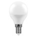 Лампа светодиодная Feron LB-95 16LED(7W) 230V E14 6400K G45 "Шар"