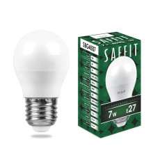Лампа светодиодная SAFFIT SBG4507 Шарик E27 7W 4000K