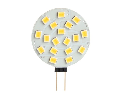 Лампа светодиодная Feron LB-16 9LED(2W) 12V G4 4000K, 37*27mm (для мебельных светильников)