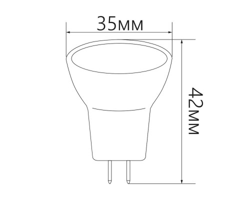 Лампа светодиодная Feron LB-271 MR11 G5.3 3W 230V 2700K