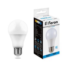 Лампа светодиодная Feron LB-91 Шар E27 7W 6400K