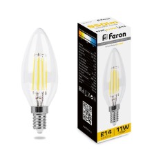 Лампа светодиодная Feron LB-713 Свеча E14 11W 2700K