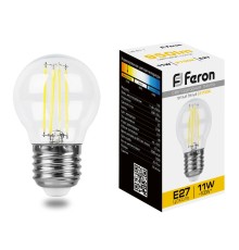 Лампа светодиодная Feron LB-511 Шарик E27 11W 2700K