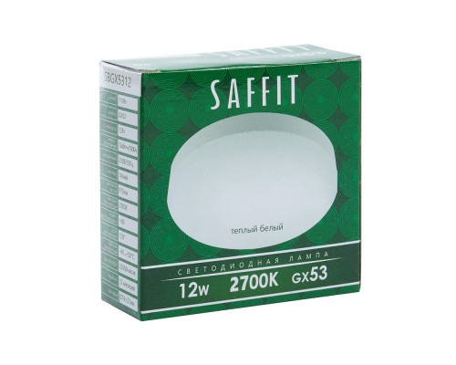 Лампа светодиодная SAFFIT SBGX5312 GX53 12W 2700K