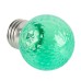 Лампа светодиодная Feron LB-385 Шарик зеленый прозрачный E27 1W 230V