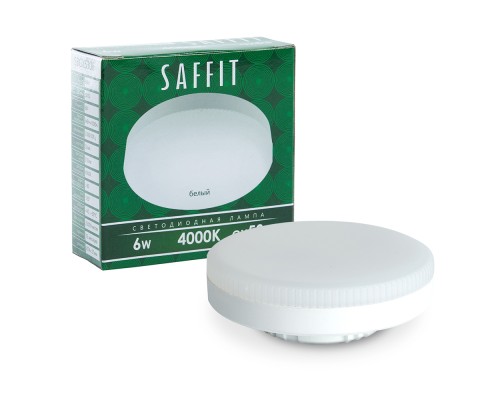Лампа светодиодная SAFFIT SBGX5306 GX53 6W 4000K Лампа светодиодная SAFFIT SBGX5306 GX53 6W 4000K