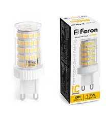 Лампа светодиодная Feron LB-435 G9 11W 175-265V 2700K