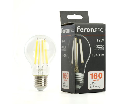 Лампа светодиодная Feron.PRO LB-1112 Шар E27 12W 175-265V 4000K