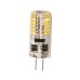 Лампа светодиодная Feron LB-422 48LED(3W) 12V G4 2700K капсула силикон 11x38mm