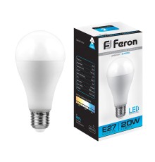 Лампа светодиодная Feron LB-98 Шар E27 20W 175-265V 6400K