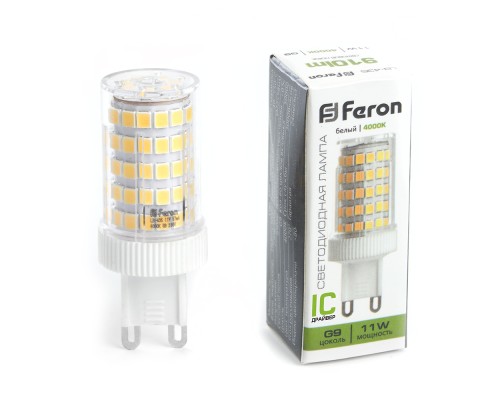 Лампа светодиодная Feron LB-435 G9 11W 175-265V 4000K