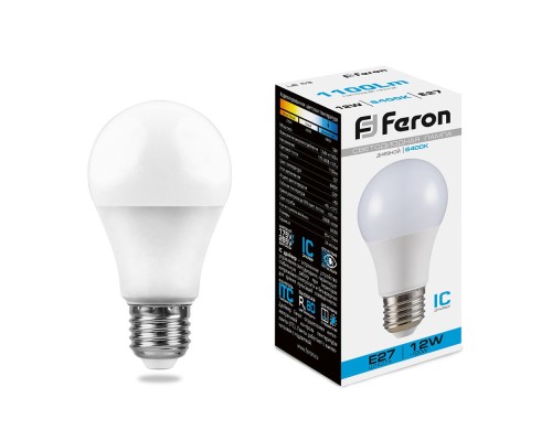 Лампа светодиодная Feron LB-93 32LED (12W) 230V E27 6400K A60