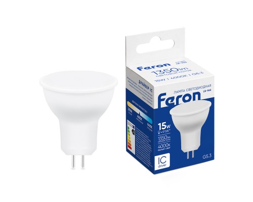 Лампа светодиодная Feron LB-965 MR16 G5.3 15W 230V 4000K
