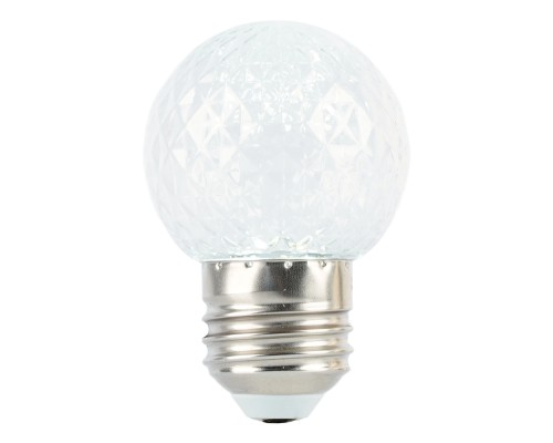 Лампа светодиодная Feron LB-385 Шарик 6400K прозрачный E27 1W 230V