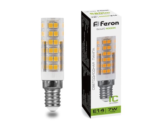 Лампа светодиодная Feron LB-433 E14 7W 175-265V 4000K