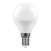 Лампа светодиодная Feron LB-95 16LED(7W) 230V E14 2700K G45 "Шар"