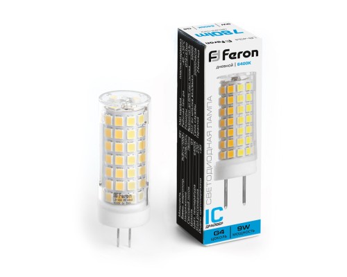 Лампа светодиодная Feron LB-434 G4 9W 175-265V 6400K