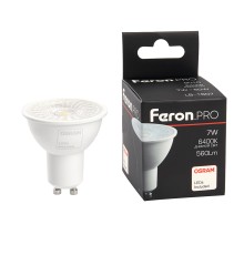 Лампа светодиодная Feron.PRO LB-1607 GU10 7W 6400K