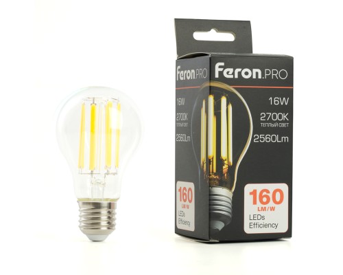 Лампа светодиодная Feron.PRO LB-1116 Шар E27 16W 175-265V 2700K