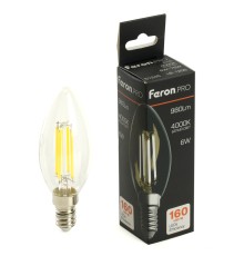 Лампа светодиодная Feron.PRO LB-1206 Свеча E14 6W 175-265V 2700K