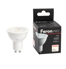 Лампа светодиодная Feron.PRO LB-1607 GU10 7W 4000K