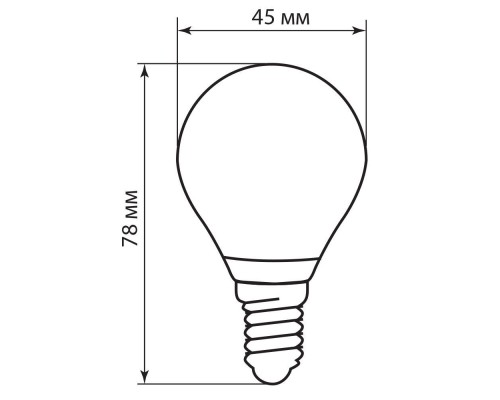 Лампа светодиодная Feron LB-61 4LED 5W 230V E14 4000K