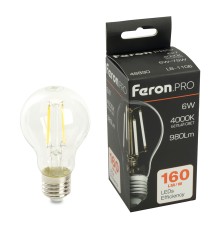 Лампа светодиодная Feron.PRO LB-1106 Шар E27 6W 175-265V 4000K