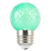 Лампа светодиодная Feron LB-385 Шарик зеленый прозрачный E27 1W 230V