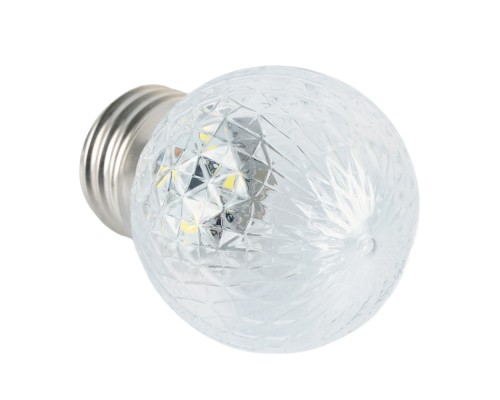 Лампа светодиодная Feron LB-385 Шарик 6400K прозрачный E27 1W 230V