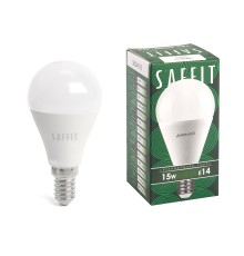 Лампа светодиодная SAFFIT SBG4515 Шарик E14 15W 6400K