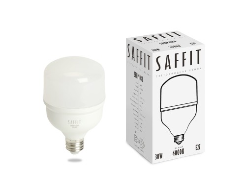 Светодиодная промышленная лампа Saffit SBHP1030 30W 4000K 230V E27-E40 (арт. 55090)