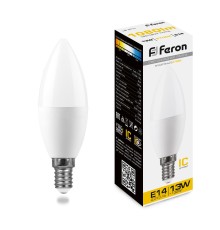 Лампа светодиодная Feron LB-970 Свеча E14 13W 175-265V 2700K