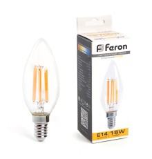 Лампа светодиодная Feron LB-717 Свеча E14 15W 230V 2700K