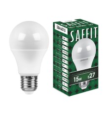 Лампа светодиодная SAFFIT SBA6015 Шар E27 15W 6400K