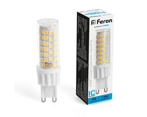 Лампа светодиодная Feron LB-436 G9 13W 175-265V 6400K