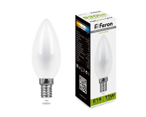 Лампа светодиодная Feron LB-713 Свеча E14 11W 230V 4000K