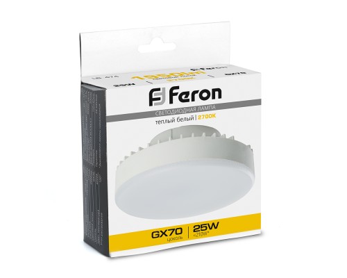 Лампа светодиодная Feron LB-474 GX70 25W 175-265V 2700K