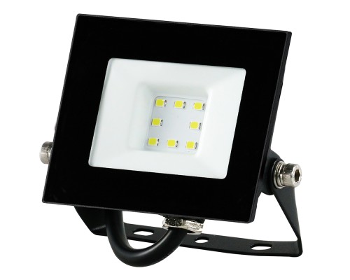 Прожектор светодиодный Feron 2835 SMD 10W 6400K IP65 AC220V/50Hz, черный с матовым стеклом LL-918 29489