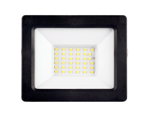 Светодиодный прожектор FERON с датчиком освещенности LL-981 IP65 30W 6400K черный