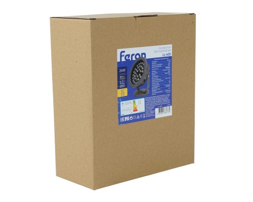 Светодиодный светильник ландшафтно-архитектурный Feron.One LL-403 185-235V 24W 2700K IP65