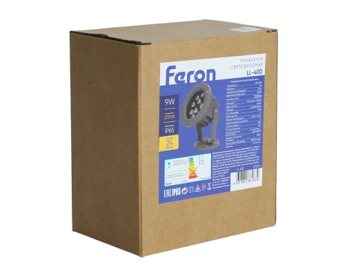 Светодиодный светильник ландшафтно-архитектурный Feron.One LL-400  185-235V 9W 2700K IP65